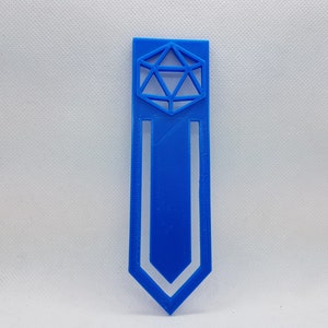 D20 dice bookmark, 3D printed, Tabletop gamer,  geeky gifts, gaming gifts, board games, bookmarks,D&D