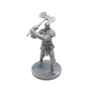 3D geprinte Goliath Barbarian miniatuur, D & D, 3D geprinte aangepaste figuur, hars tafelblad gaming miniatuur
