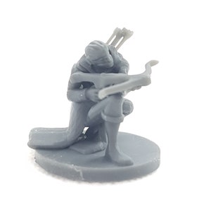 3D printed Bandit Ranged with Crossbow, 3D printed custom figure, resin tabletop gaming miniature