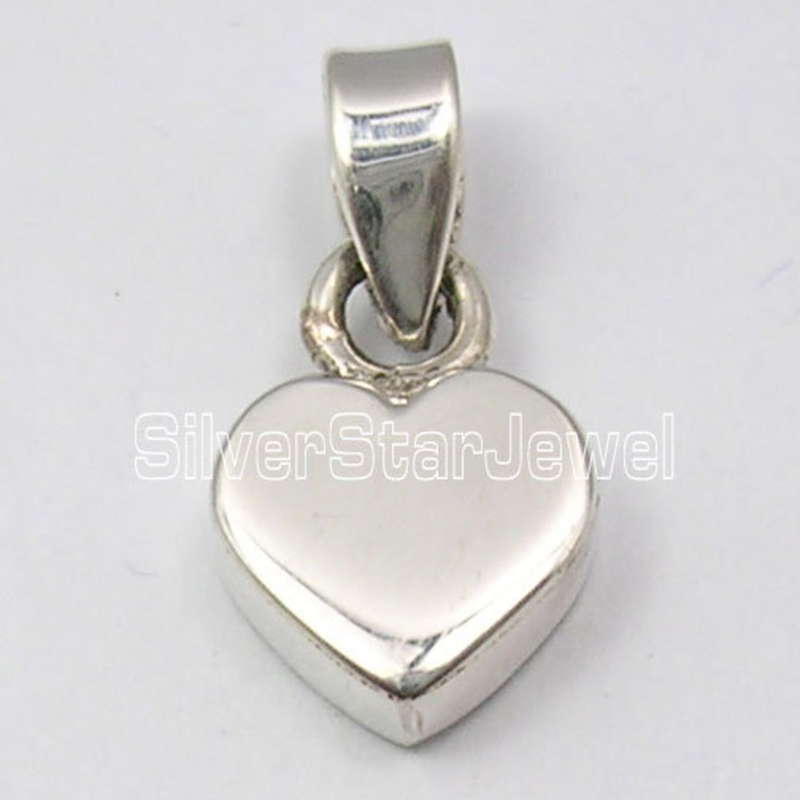 925 Pure Silver Girls' Earrings Pendant HEART Shape Cute Etsy