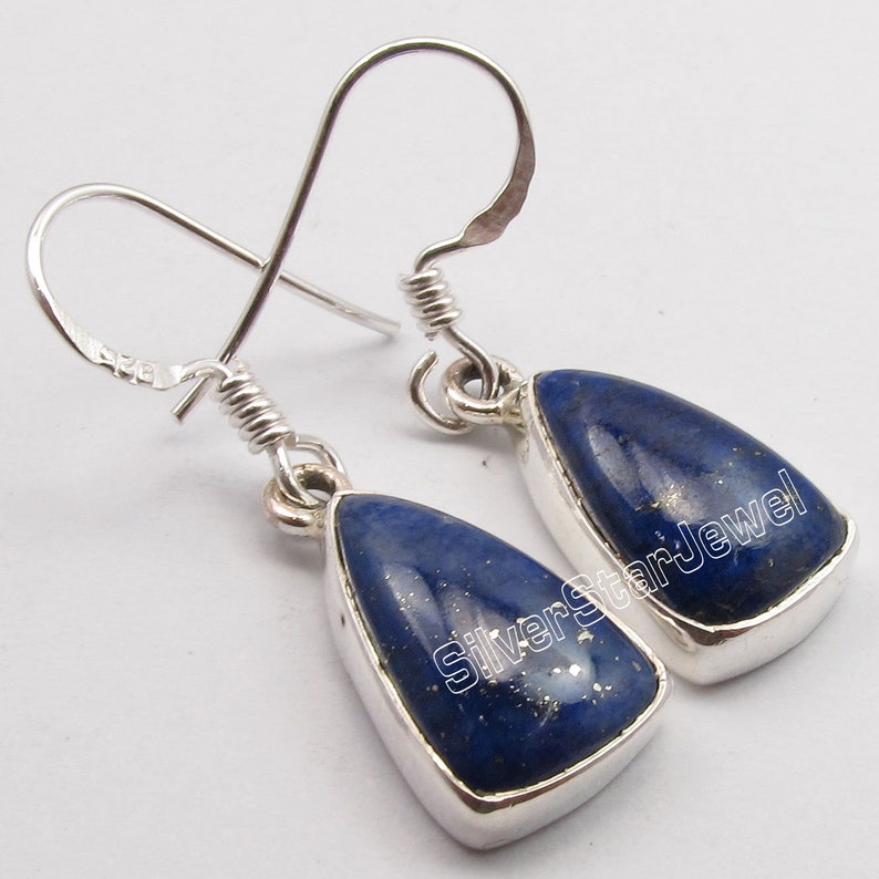 Bridesmaid Collection Stone Choice RAINBOW MOONSTONE ear rings 1.3 Color Options Triangle Earrings 925 Sterling Silver Jewelry