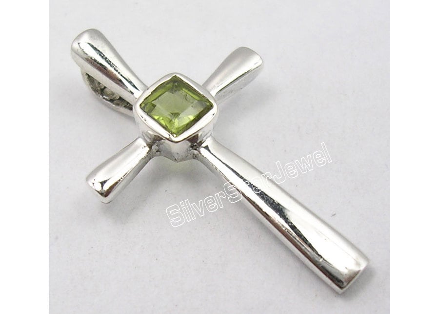 Amazing 925 Stamp Pure Solid Silver Classic Green Color Real Etsy