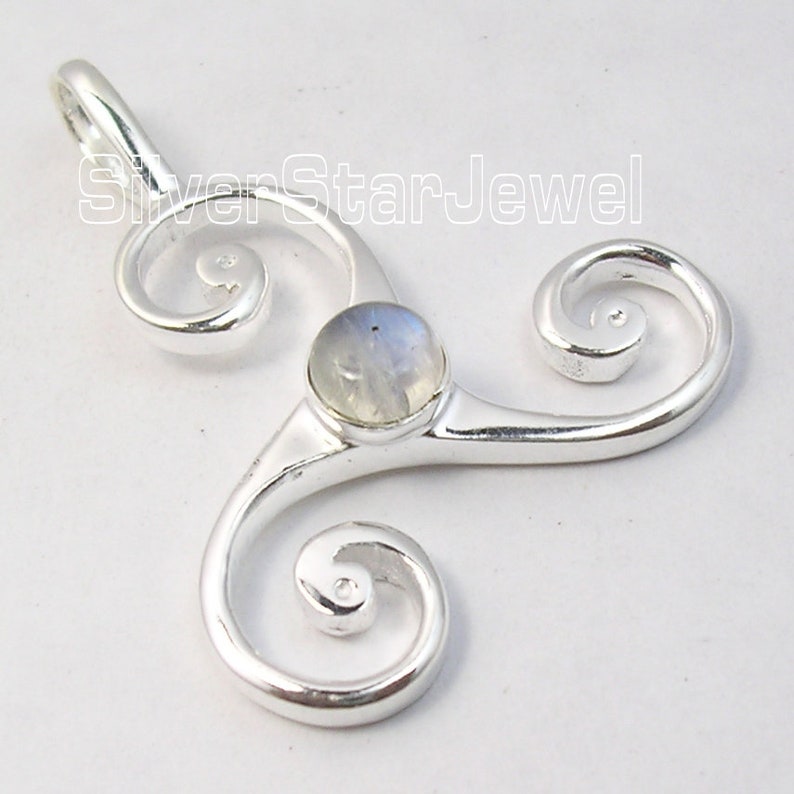 Real Stone Jewelry Set 925 Silver Rainbow Moonstone Earrings Etsy
