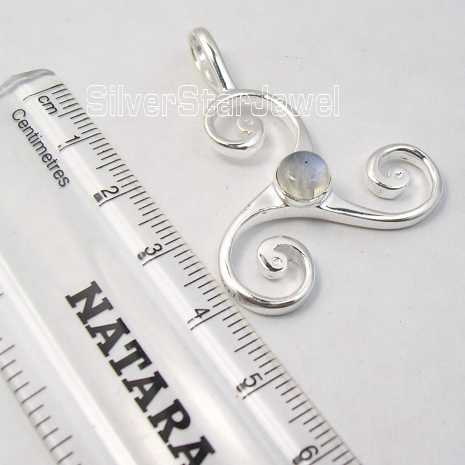Real Stone Jewelry Set 925 Silver Rainbow Moonstone Earrings Etsy