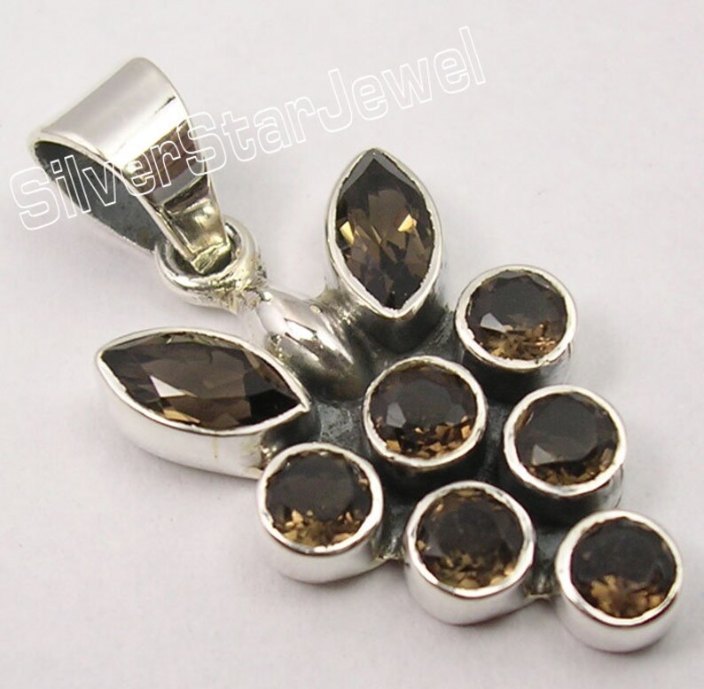 Brand New 925 Sterling Silver Beautiful Natural MULTICOLOR MULTISTONES Pendant 1.3 Gift For Friend Choose Your Color Battle of the Boyne