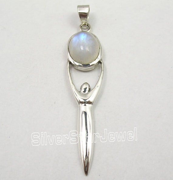 SilverStarJewel 925 Sterling Silver Natural Oval 10 x 12 mm Pearl June Birthstone Pendant