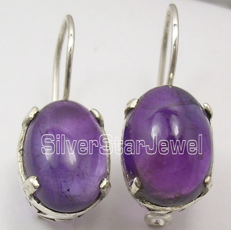 Luxury Matching Jewelry Set 925 Pure Silver AMETHYST CELTIC Etsy