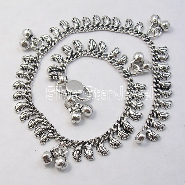 de cheville Pour Femmes 10 "| Argent Sterling Massif 925 | Bijoux Indiens | Bien fait | Cadeau de mariage | Directe usine | Gros à la mode