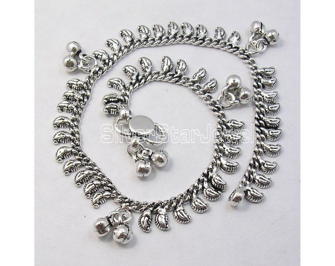 ANKLET for Women 10 925 Solid Sterling Silver Indian Jewellery Well