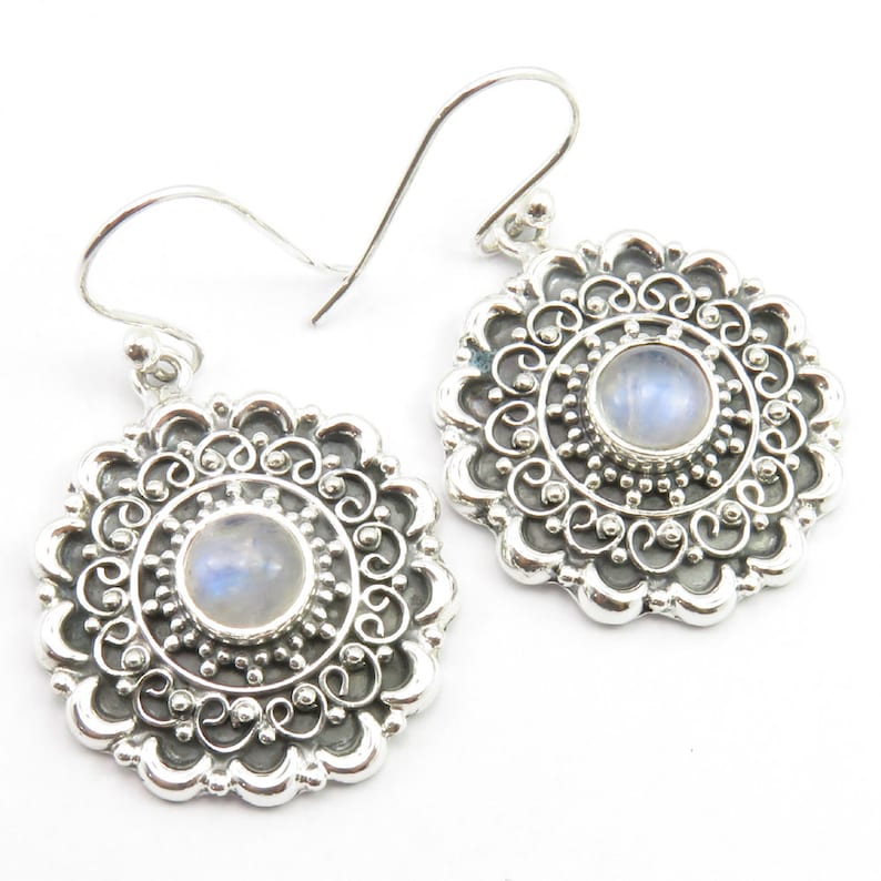 Natural RAINBOW MOONSTONE Exclusive Pendant Sets 925 Solid Sterling Silver Bijoux AAA Quality Real Stone Decorative Jewellery Eye-Catching