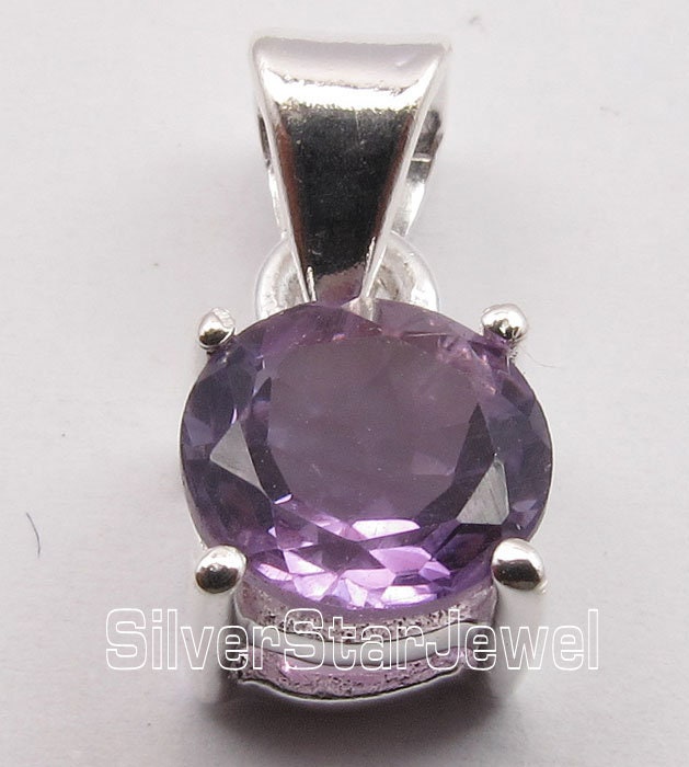 925 Stamped Pure Solid Silver High End Purple Color Real - Etsy