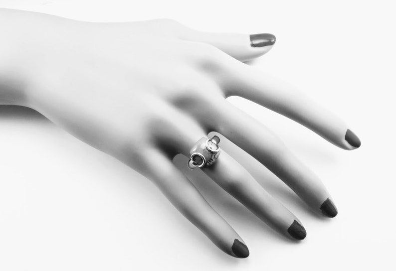 Wholesale Price Modern Brown SMOKY QUARTZ Ring Sz 6.25 Proposal Bijoux Made In India 925 Silver Nouveau Jewellery Sterling Jewelry