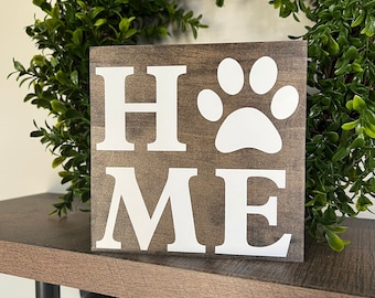 Home Dog Sign , Dog Wecome Sign , Farmhouse Decor, Pet sign, Farmhouse Decor, Dog Family