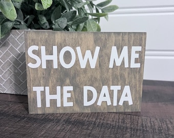 Motivational Office Sign - Everything Is Figureoutable Wooden Desk Decor 5.9x5.9 Inch