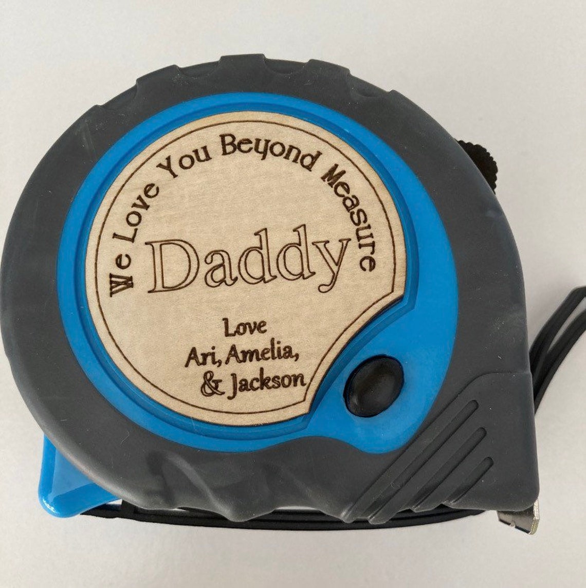 Personalised Fathers Day tape measure gift Etsy
