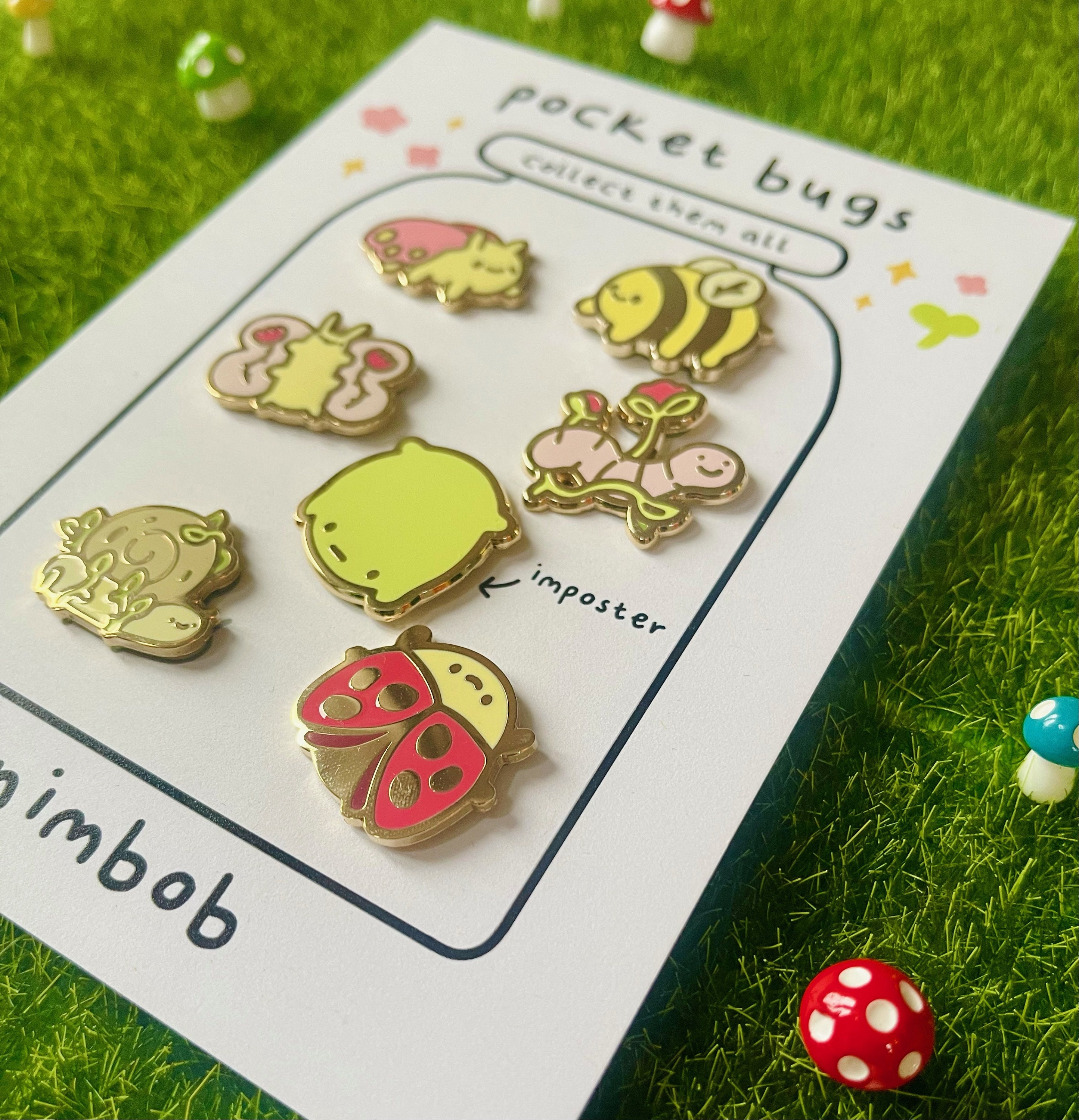 Bug Hard Enamel Pin – Gold Metal Mystery Bag, Collectible Frog Pin - Etsy