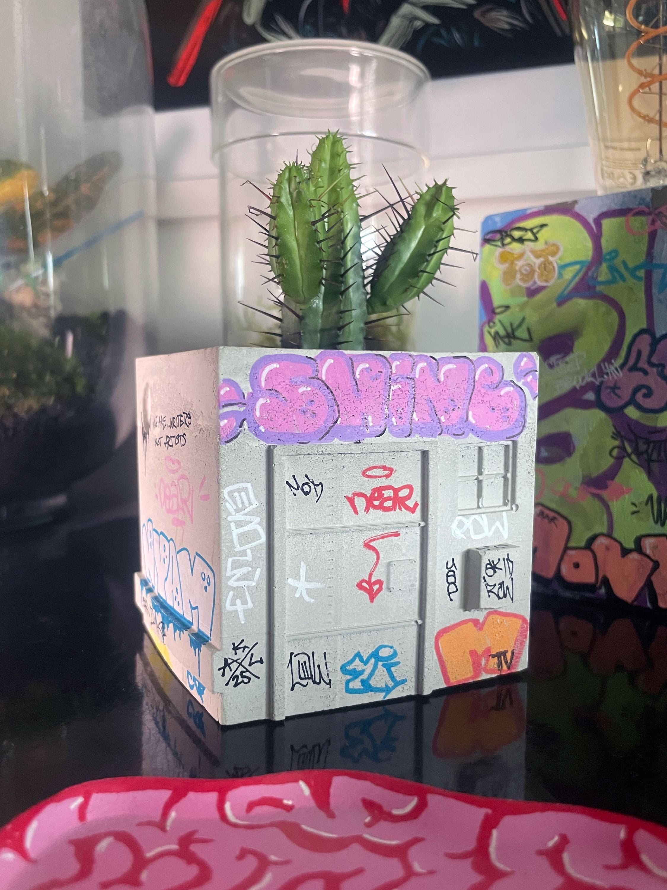Graffiti Planters - Etsy