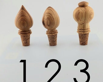 Olive Wood Wine Bottle Corks - Stoppers