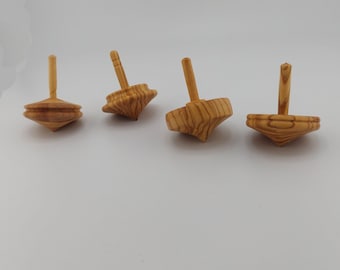 Olive Wood Spinning tops