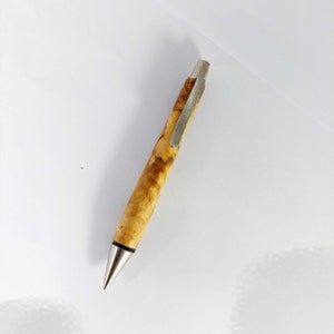 Bolígrafo Click De Madera De Olivo