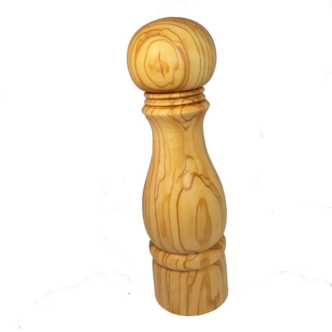 Olive Wood Pepper Mill no 3 8,66 Inches Etsy