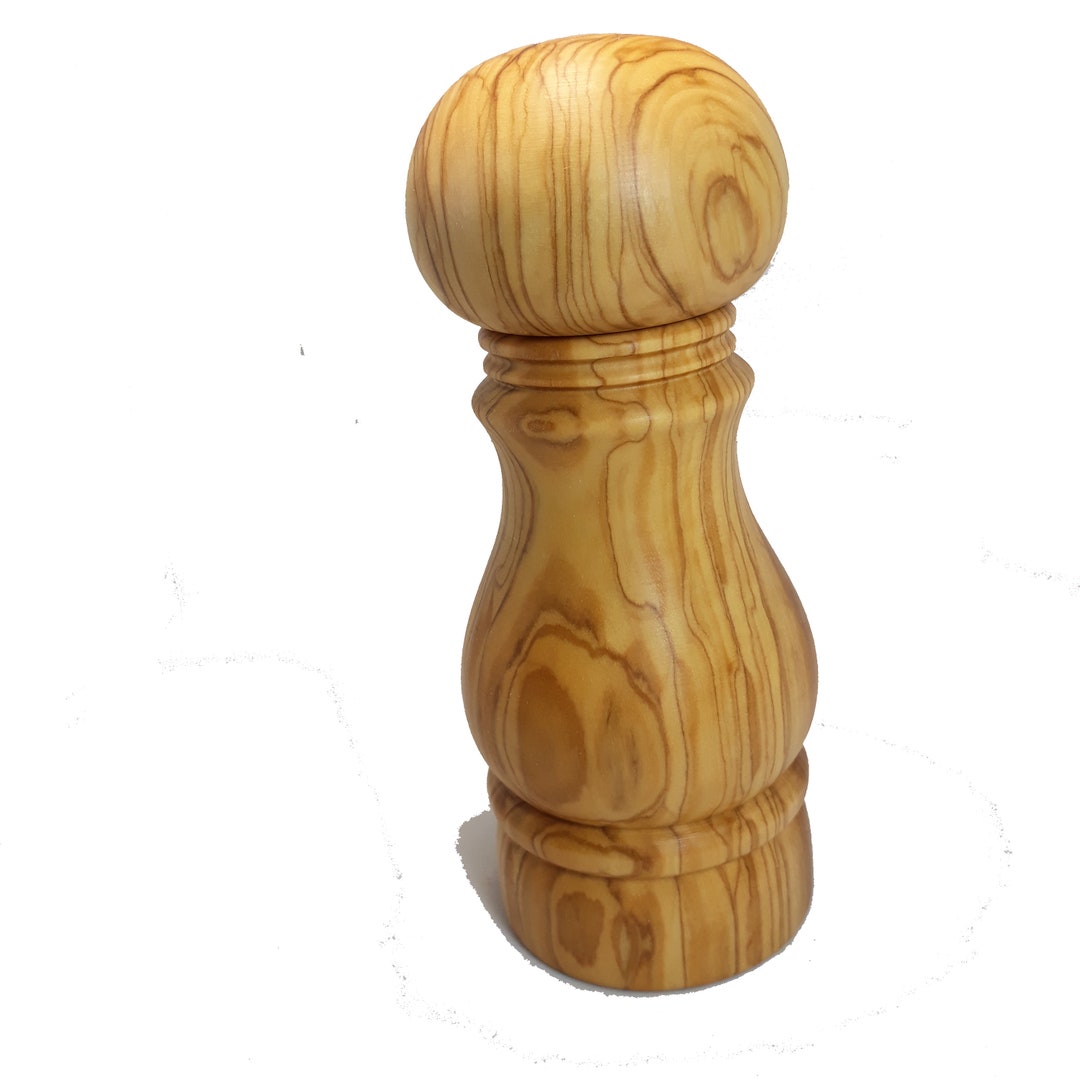 Olive Wood Pepper Mill no 4 5.90 Inches Etsy