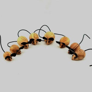 Olive wood mouse- cat toys