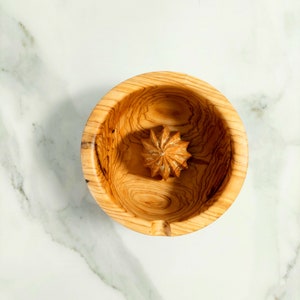 Olive Wood Traditional Lemon Squeezer