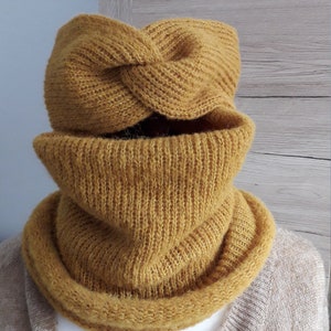 Alpaca Silk Loop Collar Scarf