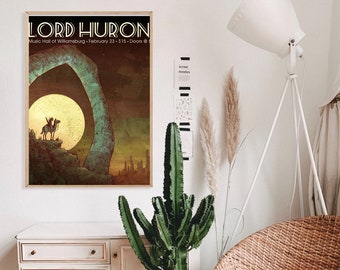 Stampa del poster del concerto di Lord Huron
