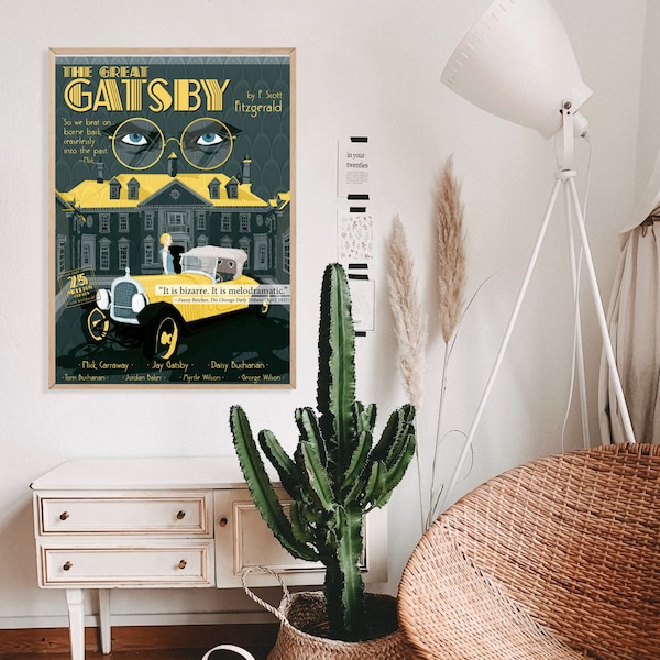Great Gatsby Print Etsy