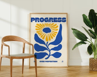 Progress Over Perfection Digital Download Artwork Print
