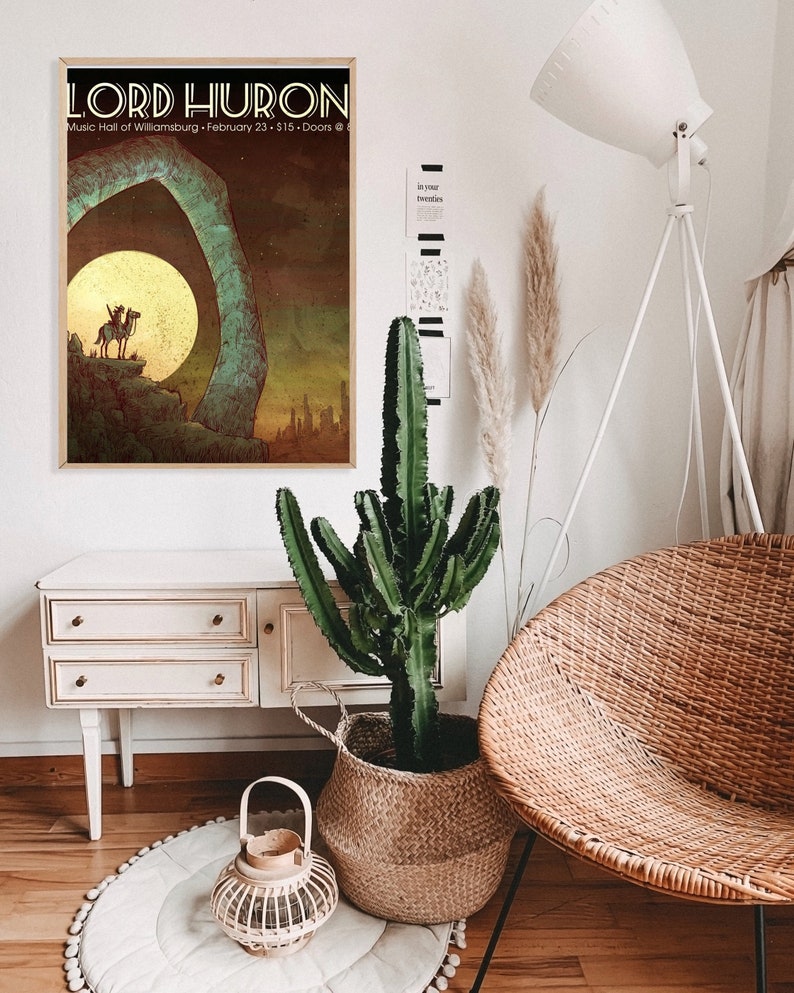 Lord Huron Concert Poster Print Etsy