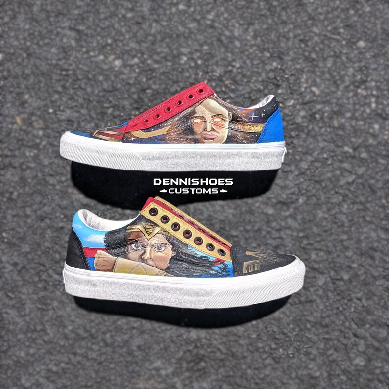 wonder woman vans