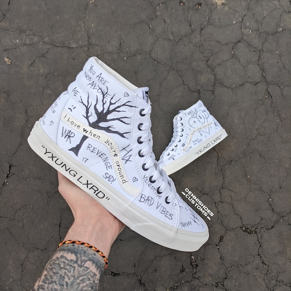 custom sk8 hi vans for sale