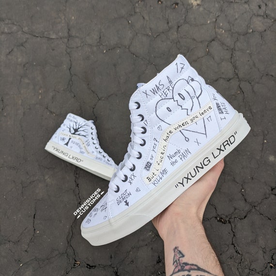 custom xxxtentacion vans