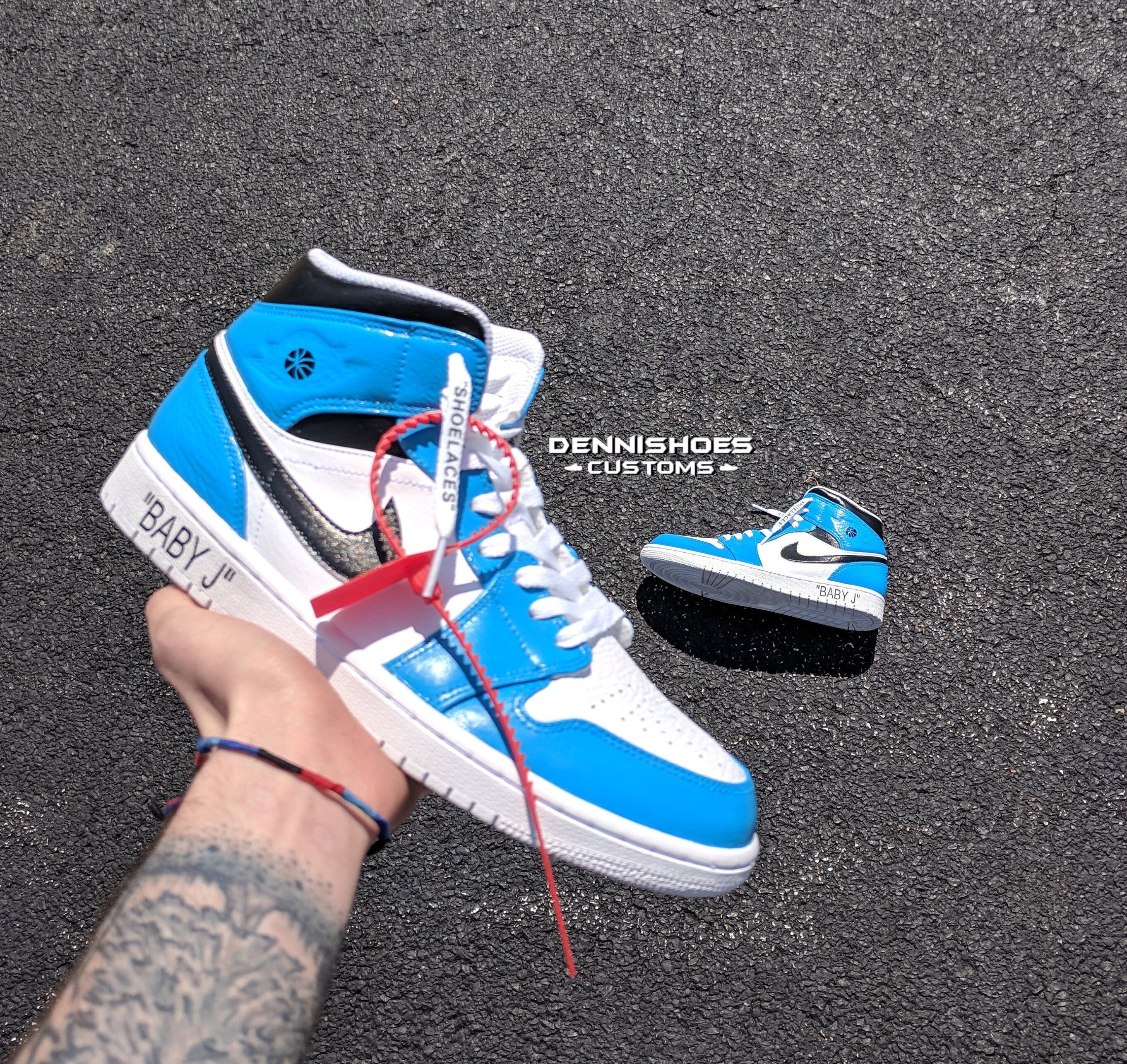 off white baby blue jordan 1