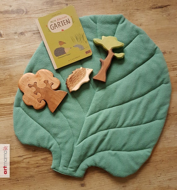 Teppich Spielteppich Blattform Matte Kinderzimmer Teppich Etsy