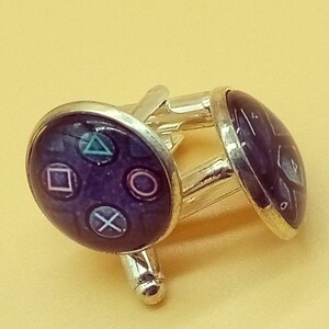 Vintage PlayStation remote cufflinks