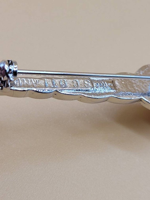 Dawson Bowman DB Scotland silver tone Celtic staf… - image 9