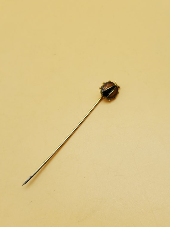 vintage enamel ladybug stick pin - image 6
