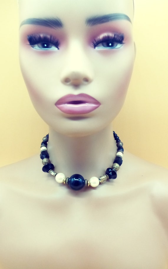 Vintage Robert Rose black Bronze tone and faux pea