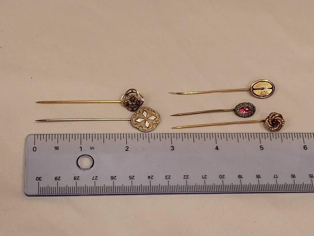 Large Collection of Antique Stick Pins - by New Orleans Auction