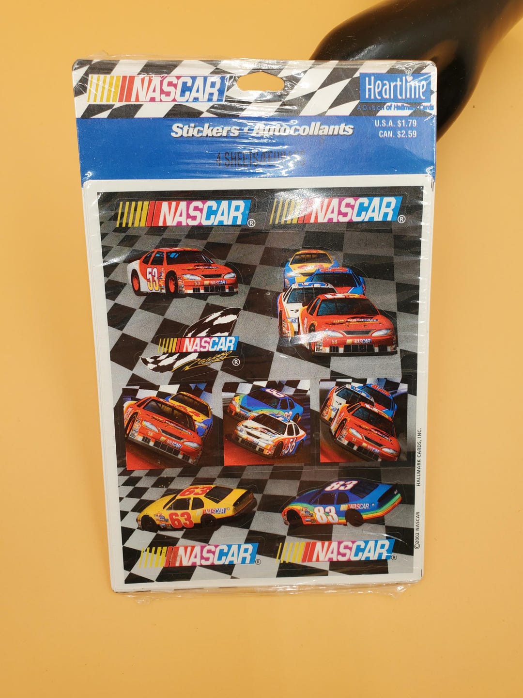 Vintage 2002 Hallmark NASCAR Stickers NOS - Etsy