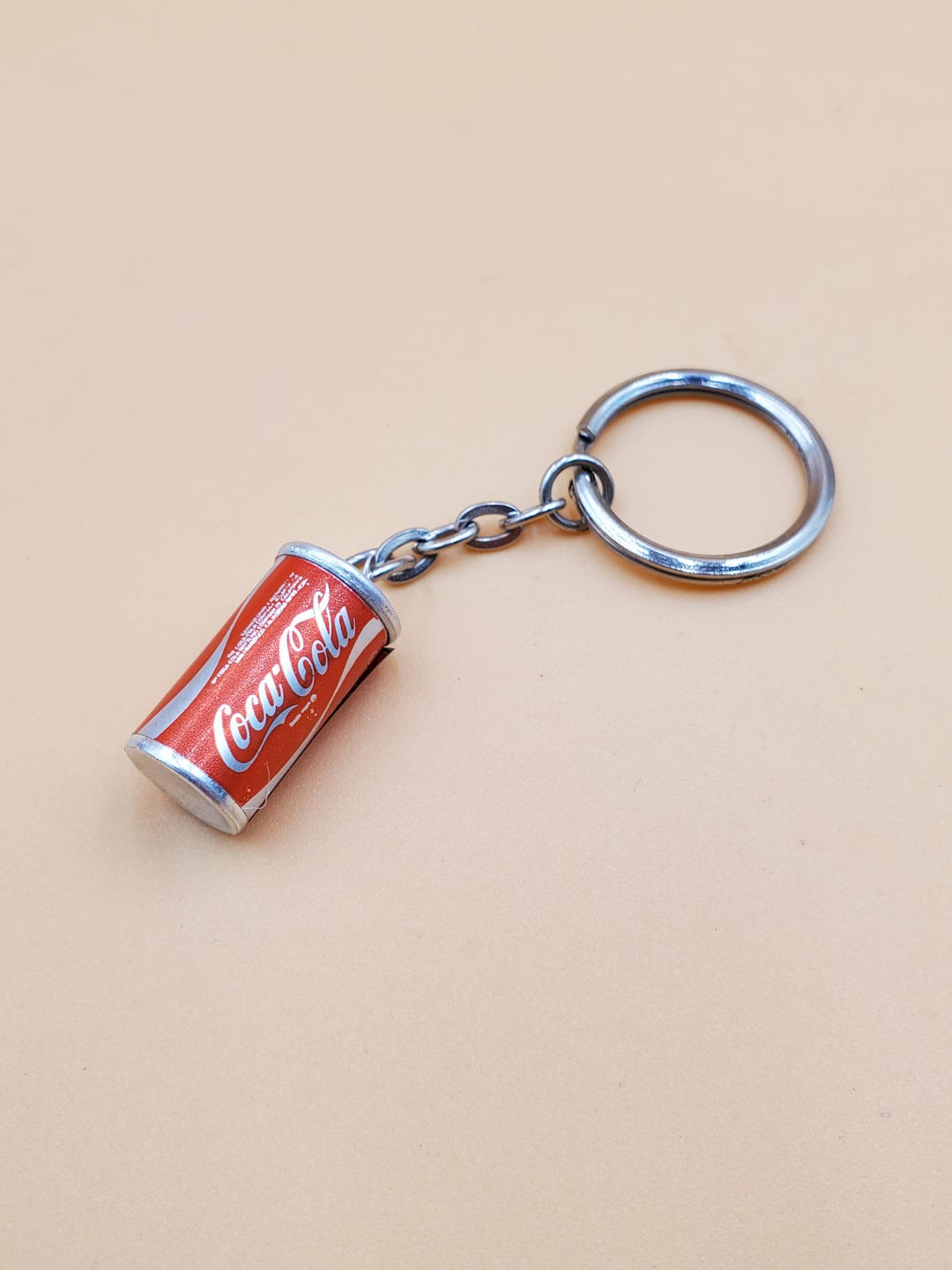 Vintage Mini Coca-cola Can Keychain - Etsy