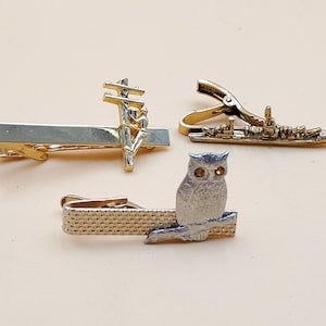 vintage tie clip, select styles