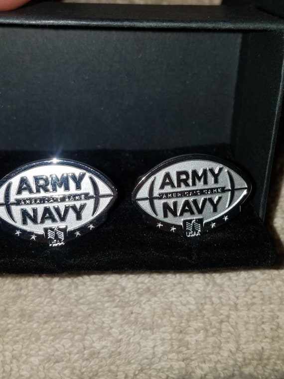 Army Navy football cufflinks