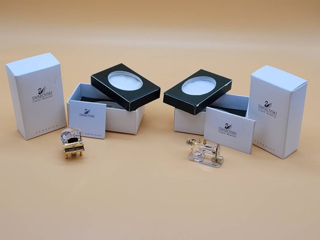 Buy Vintage Swarovski Piano or Sewing Machine Miniature Online in India  - Main Image
