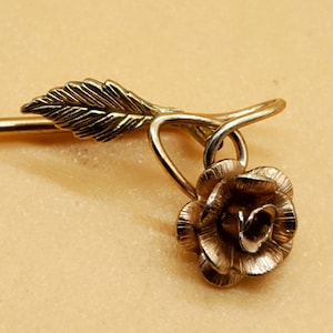 Vintage Krementz Gold filled rose stick pin