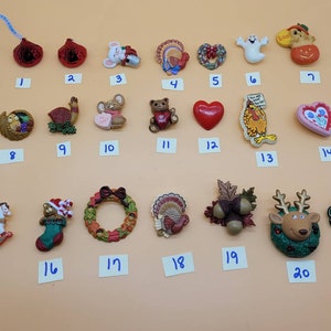 Pick a Hallmark plastic pin